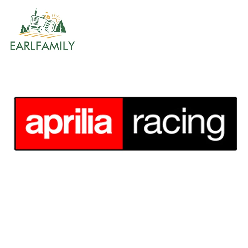 

EARLFAMILY 15cm x 3.6cm Car Styling Aprilia Sponsor Autocollants Auto Moto Vinyle Stickers Racing Rally Voiture Car Sticker