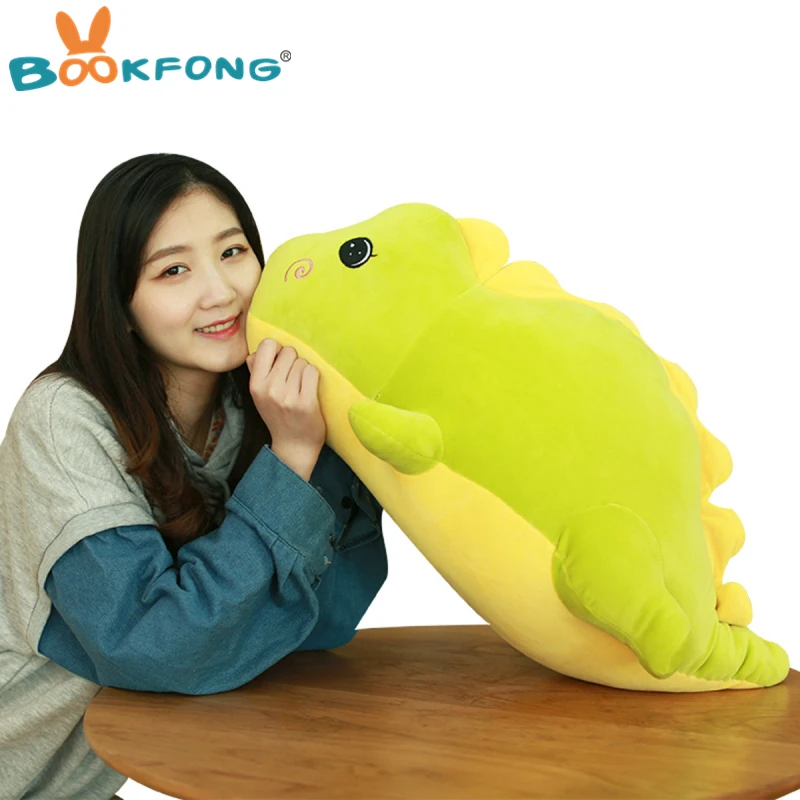 

50cm Kawaii Dinosaur Plush Toy Soft Stuffed Animal Pillow 2 In 1 Blanket Baby Kids Birthday Gift