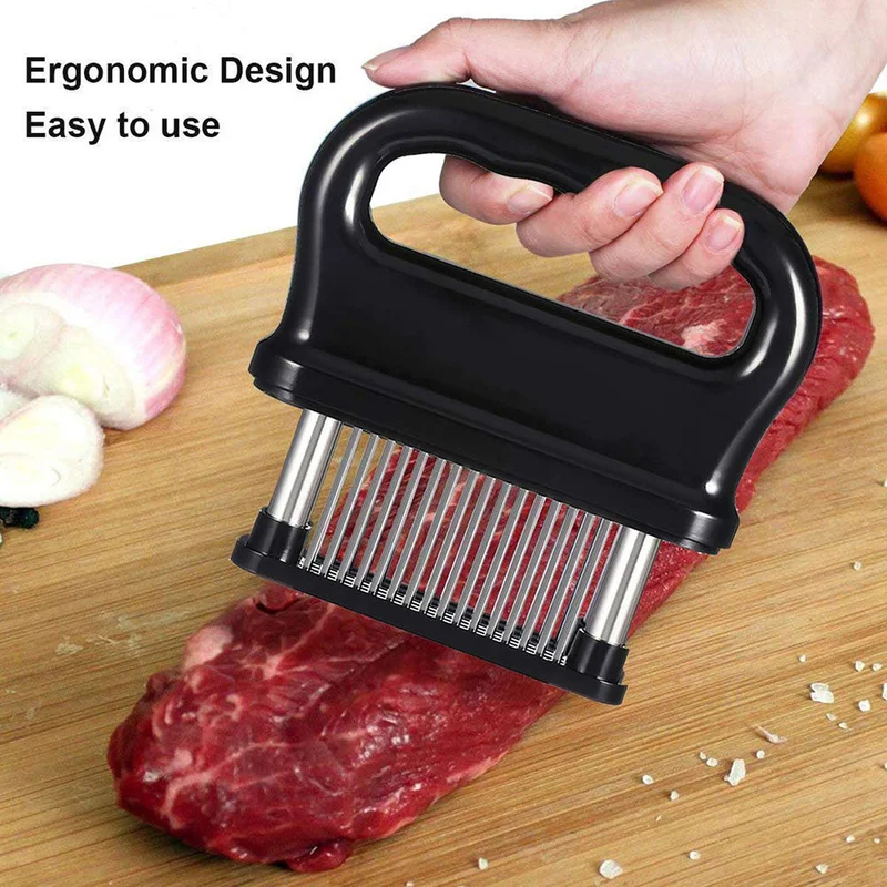 

48 Blades Needle Meat Tenderizer Stainless Steel Knife Meat Beaf Steak Mallet Meat Tenderizer Hammer Pounder Cooking Tools