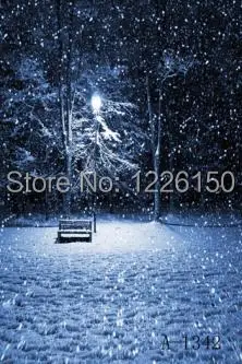 Us 28 8 Free Digital Christmas Snow Scenic Photo Backdrops Children Photography A 1342 7x10ft Background In
