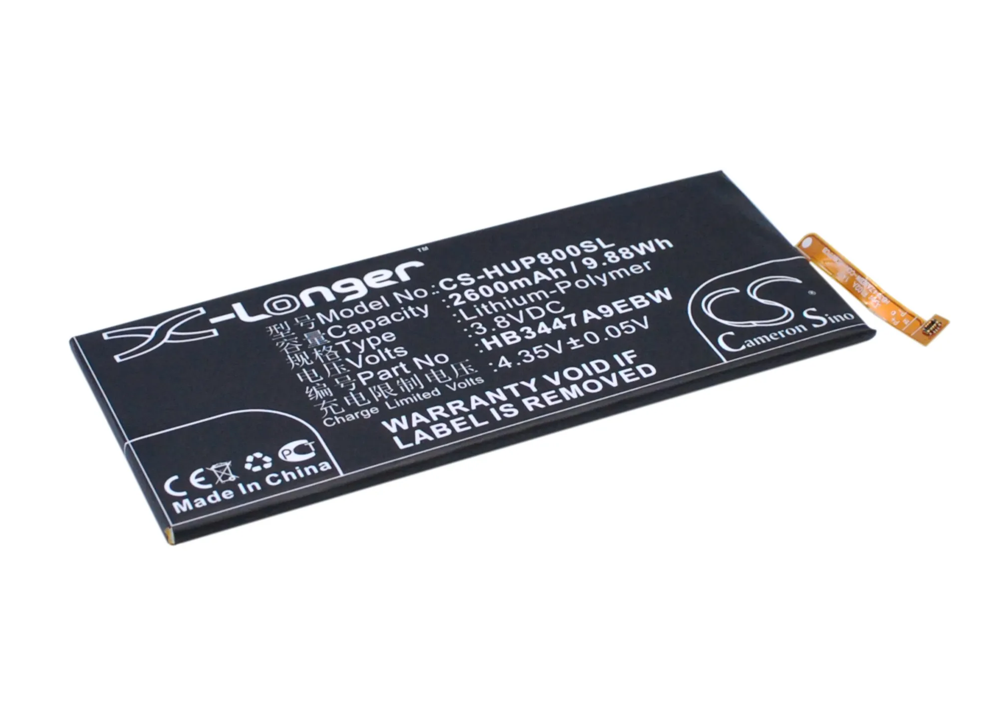 Высококачественный аккумулятор Cameron Sino 2600 мАч HB3447A9EBW для Huawei Ascend P8 GRA CL00 CL10 L09 TL00 TL10
