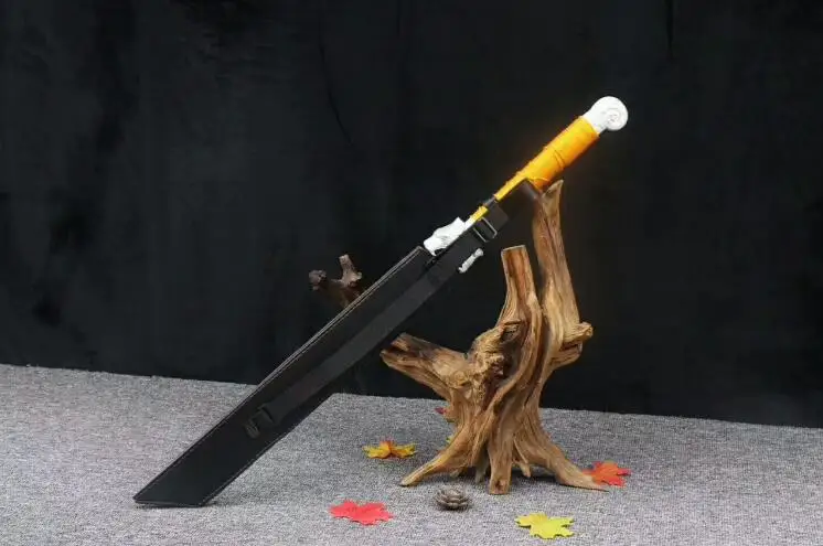 Сильный для китайского кунг-фу Broadsword Dao меч высокой клинок из марганцевой стали острый нож/кожаная оболочка