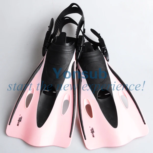 

open heel swimming fins and flippers for kid snorkeling