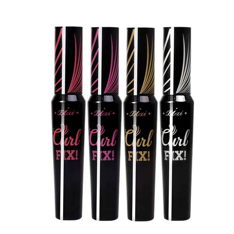

Pink mascaraHot Long Curling Eye Black Lashes Waterproof Long Fiber Mascara Cream Eyelash Mascara