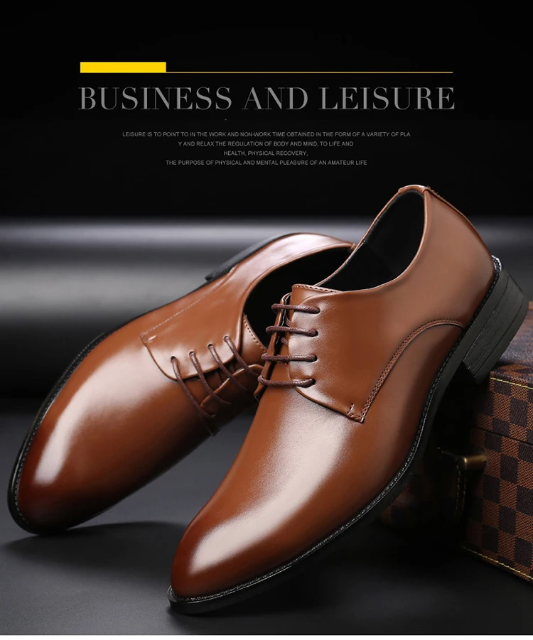 BIMUDUIYU; брендовые Классические Мужские модельные туфли с острым носком; мужские черные свадебные туфли из лакированной кожи; оксфорды; официальная обувь; большие размеры