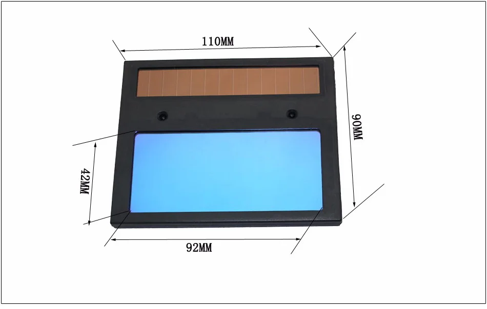 LI батарея Солнечная Авто Затемнение/затенение Сварка темное защитное стекло Сварочная маска и сварочный шлем