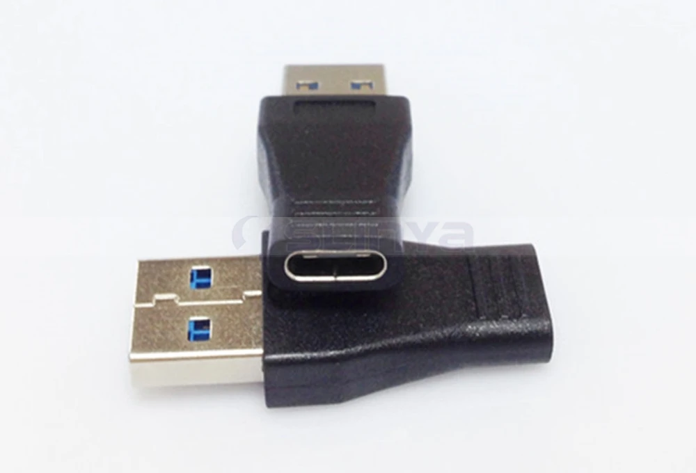 A Тип USB 3,0 мужчина к USB 3,1 Тип C женский преобразователь данных Настольный USB-C к USB 3,0 Мужской адаптер