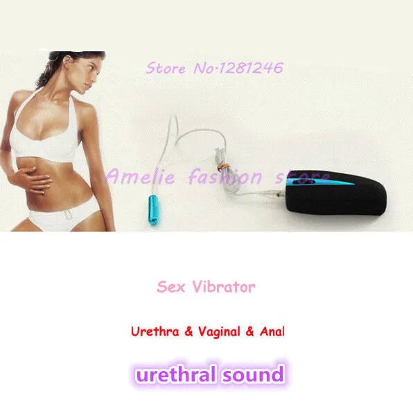 Vibrating Urethral Sound Urethral Plug Vibrator Sex Toys For Men And Women vagina &Anal Stimulating urethral dilator urethral dilator silicone urethral dilator