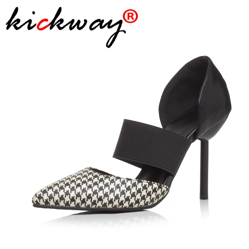 

2019 New Women Sandals Pu Leather Women High Heels Shoes Black Sexy Women Pumps Fashion Shoes Women stiletto Plus Sizes 34-43