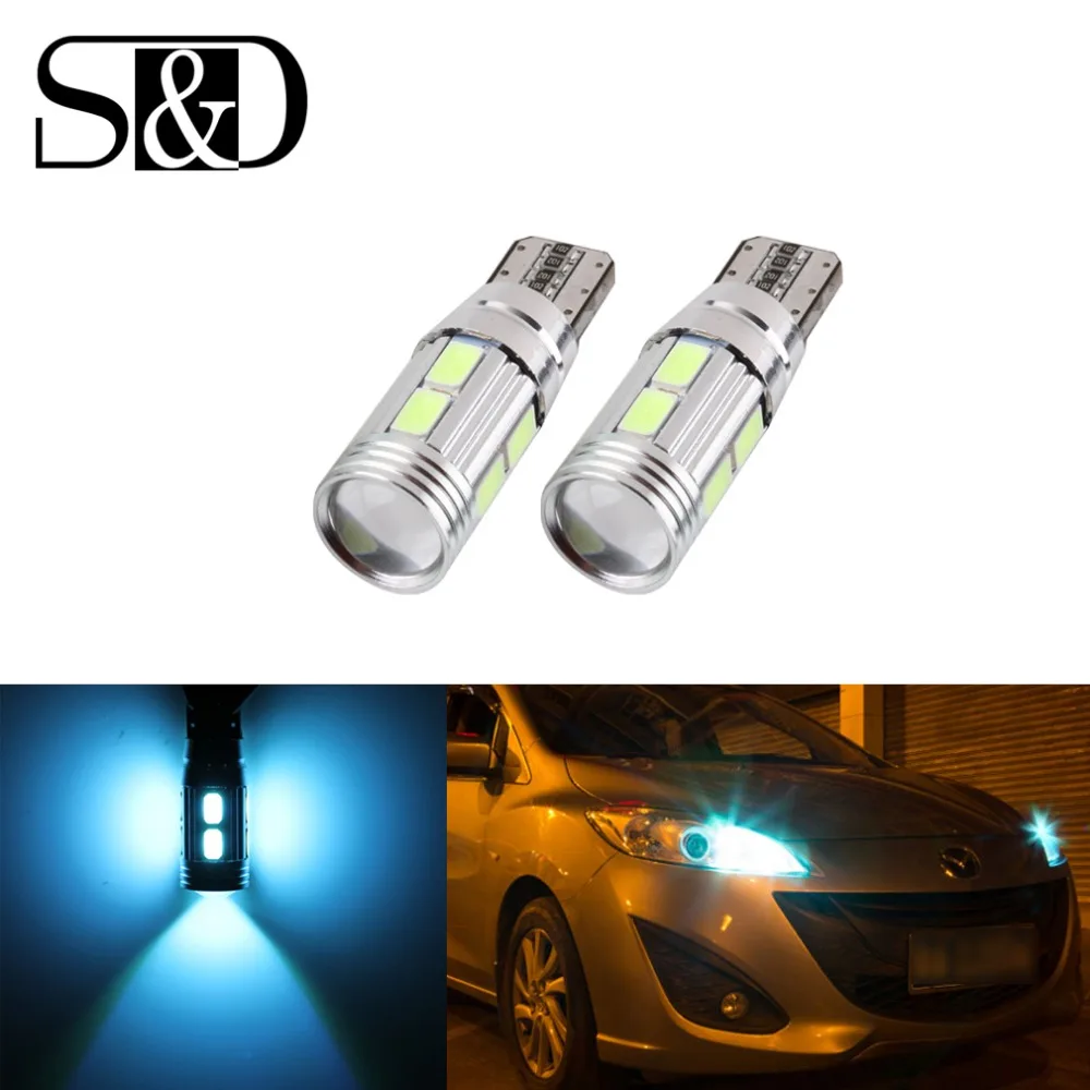 Светодиодная лампа T10 W5W 10SMD CANBUS без ошибок по OBC светодиодный СВЕТОДИОДНАЯ Лампа