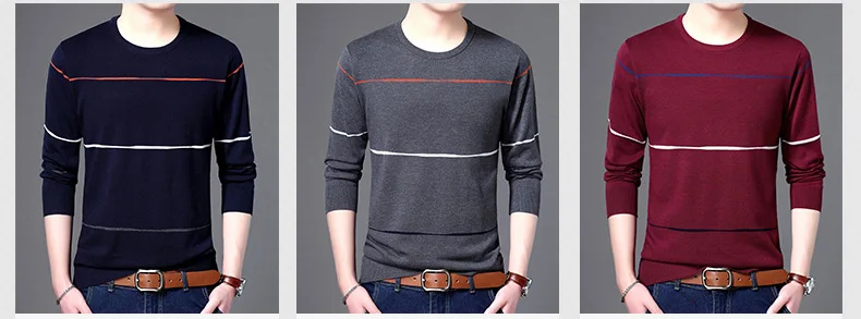 2019 для мужчин пуловер свитеры для женщин Повседневное крючком полосатый трикотажный свитер Masculino Джерси одежда бренд социальных хлопок