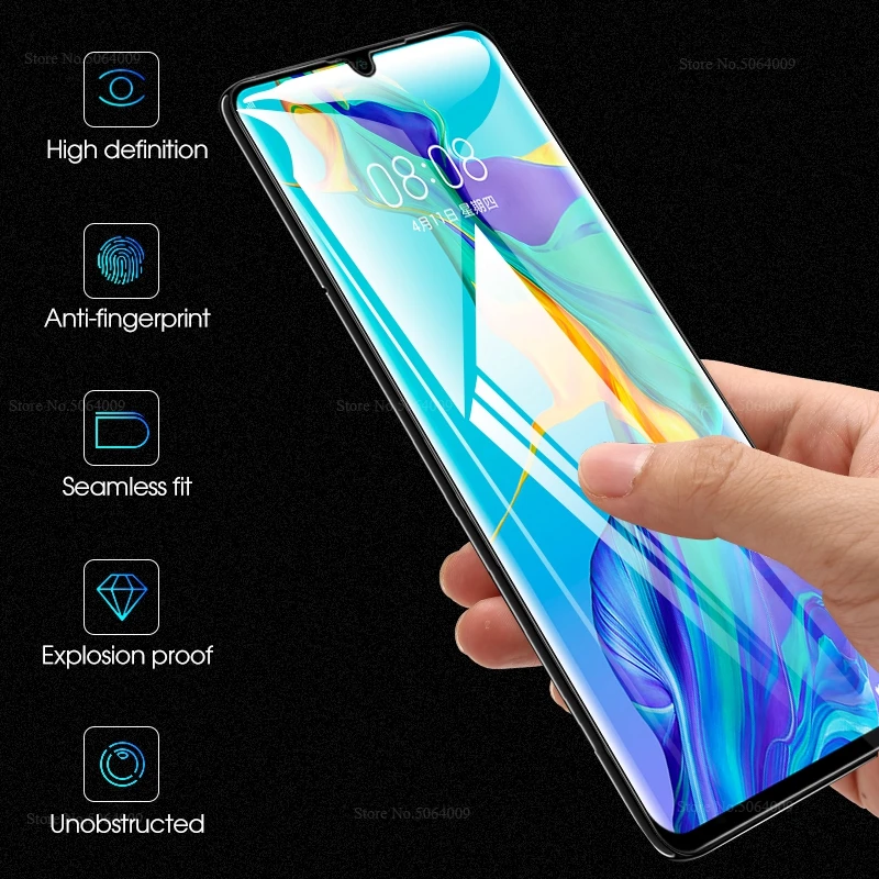 9D полное покрытие из закаленного стекла для huawei P Smart Plus P Smart Z mate 30 20 P30 Lite Защитное стекло для экрана