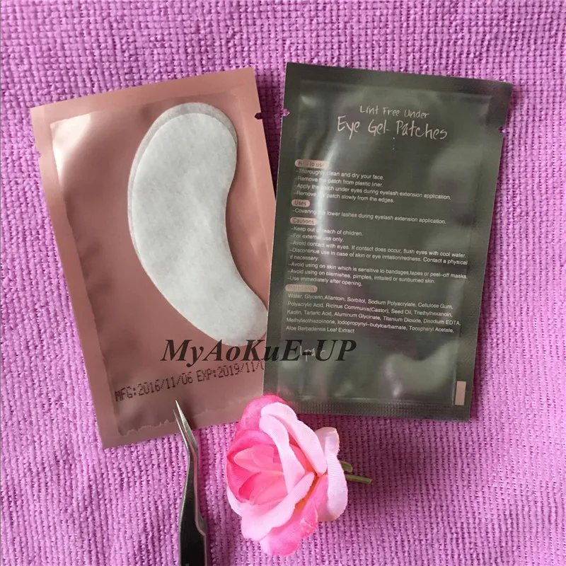 

Wholesale Pink Color Packing Gird Type 50 Pairs/Lot Tips Stickers Eye Pads Lash Eyelash Paper Patches Eye For Eyelash Extension