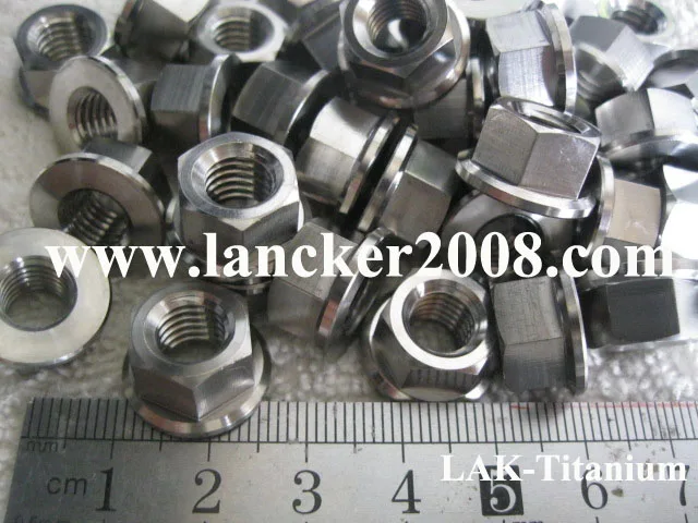 

M5 M6 M8 M10 M12 M14 M18 Titanium hexagon Flanged nut