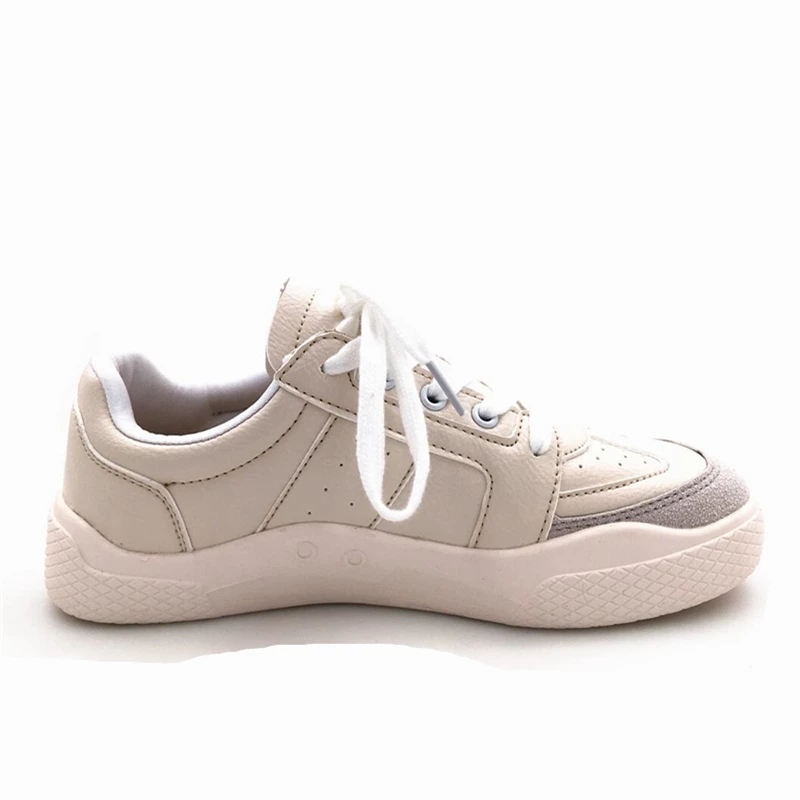 Taille Nouvelles Plat De 37 Whitecaualshoes 2018 Zimnafr Femmes Marque Lace 40 Mode Sping Chaussures Up Casual 1ccUqRPw7