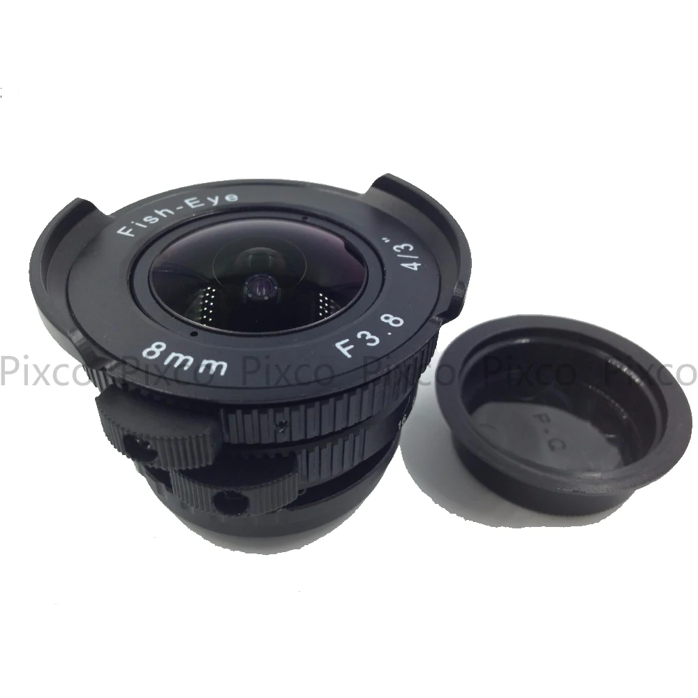 8 мм F3.8 рыбий глаз CC tv объектив для C-Micro 4/3, для C-sony Nex Nikon 1 Pentax Q Fuji FX