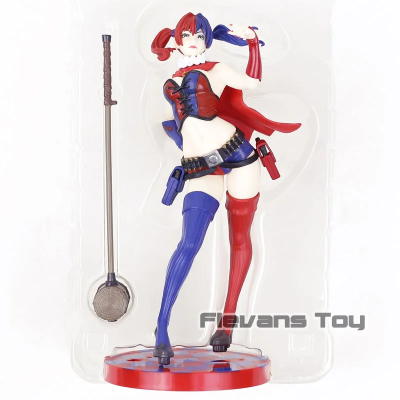 DC Comics Bishoujo Statue Harley Quinn 52 Ver. PVC Figure Collection Model Doll Toy Birthday Gift