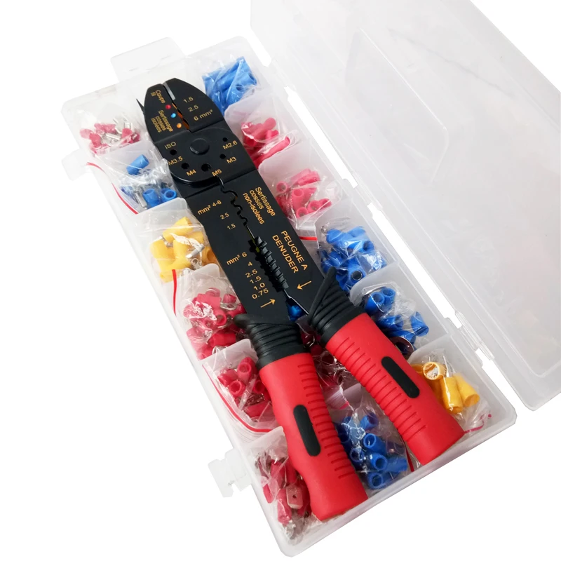 

176 pieces Wire stripper Pliers Tool Cable Cutter crimper terminal stripping electrical repair tool kits