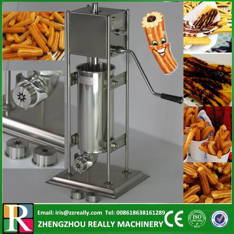 

5% discount on the last day! manual 5L churros machine cart with CE approved