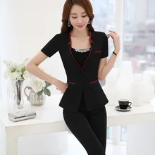 Формальные профессиональные деловые костюмы размера плюс, женские брючные костюмы, топы и штаны, женские униформы, брюки, набор блейзеров