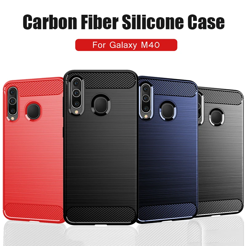 Чехол для Samsung Galaxy M40 Силиконовый прочный армированный мягкий чехол накладка M30S M30
