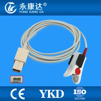 

Compatible Lohmeier adult finger clip SpO2 Sensor 3m,12pins,TPU