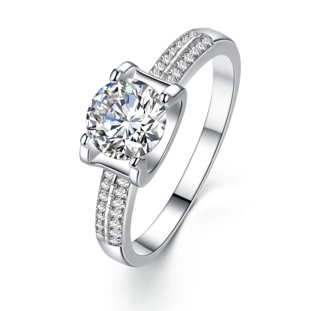 classic 925 sterling silver aaa cz ring wedding bands vintage gifts rings for women engagement fine - Cheap Vintage Wedding Rings classic 925 sterling silver aaa cz ring wedding bands vintage gifts rings for women engagement fine - Cheap Vintage Wedding Rings