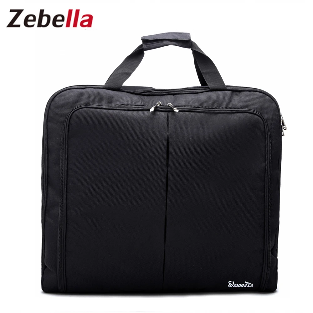  Zebella Waterproof Black Zipper Garment Bag Suit Bag Durable Men Business Trip Travel Bag For Suit  - 32791694114