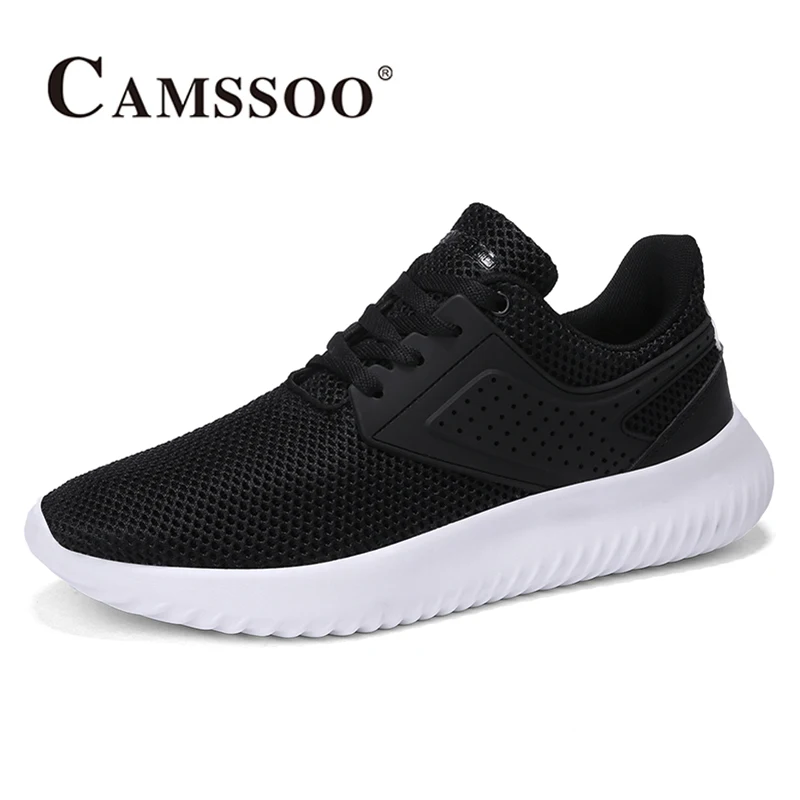 

2019 Camssoo Mens Running Sports Shoes Light Weight Outdoor Shoes Non-slip Mesh Travel Shoes For Men Free Shipping 6136