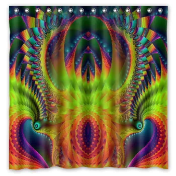 

King Crimson Waterproof Fabric Bath Shower Curtain Mildewproof Polyester Bathroom Curtains with Hooks 72"x72"