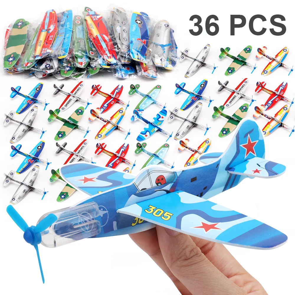 Flying Princess Gliders Plane Party Bag Stocking Pinata Filler Toy Kids Gift Fun 