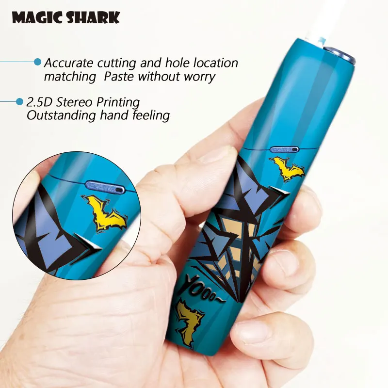 Защитная пленка Magic Shark Tombstone Zombie Ghost клейкая для IQOS 3 многослойный Чехол из ПВХ
