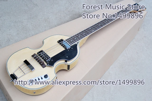 Best price at $318 Cheap Hot Selling Chinese 4 String Natural Wood Finish BB2 Electric Bass Guitars Left Handed Custom Available