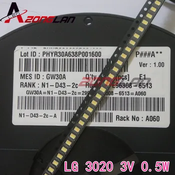 

1000PCS/lot for repair LG LCD TV LED backlight Article lamp SMT SMD LEDs 3V 3020 Cold white light emitting diode LG