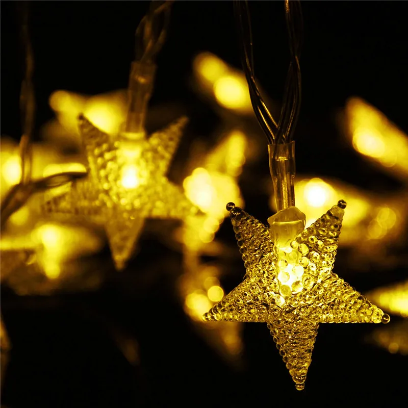 

LED Star 1.5/3M String Lights LED Fairy Lights Christmas Wedding Curtain string decoration Lights Battery Operate twinkle lights