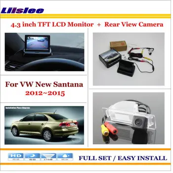 

Auto Camera For VW New Santana 2012-2015 Car Reverse Rear Camera 4.3" TFT LCD Monitor Parking System
