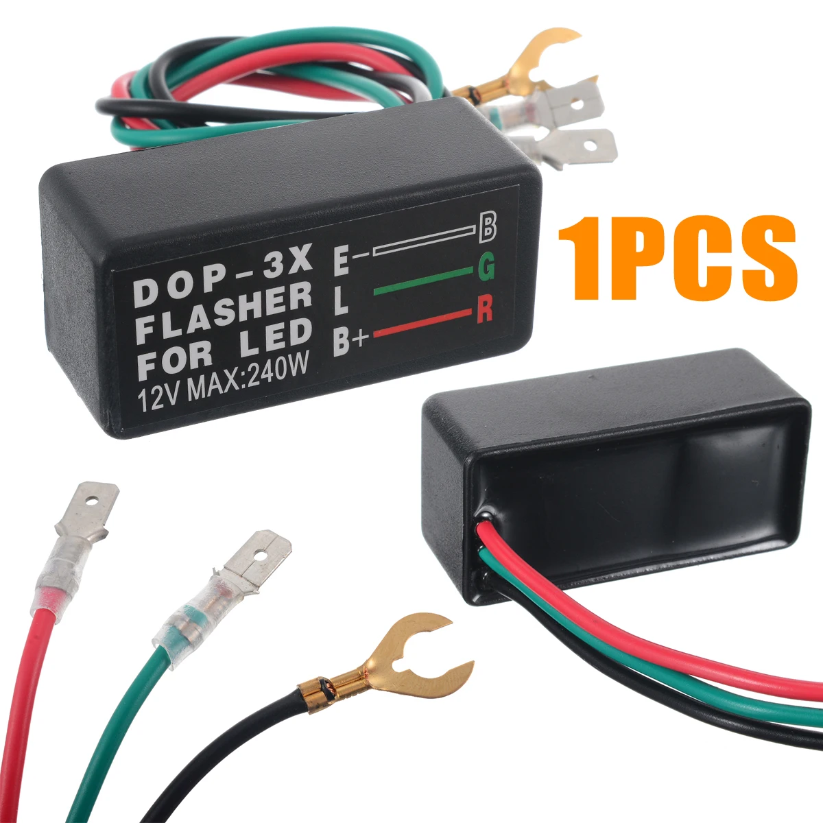 

1PC 3Pin 12V Motorcycle LED Blinker Flasher Relay Turn Signal Light DOP-3X Flash Relay For Car/Motorbike Halogen/LED Lamp