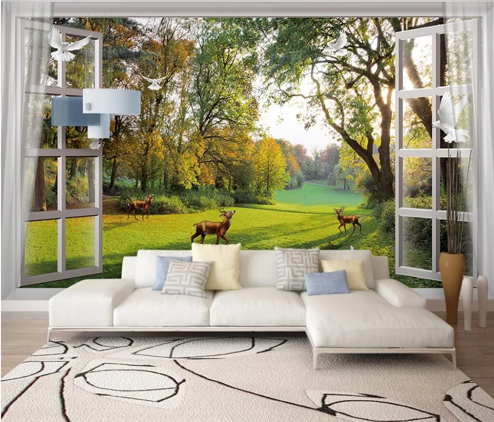 Custom, Out Window, Paisagem Florestal, Extensão Espacial, Personalidade Art