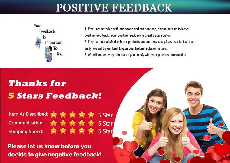 POSITIVE FEEDBACK