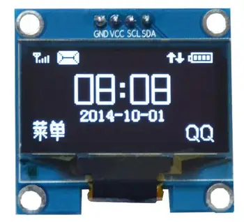 

1.3 inch White color OLED Module 4 pin SSH1106 controller 3.3-5.5V 12864 LCD IIC I2C Interface
