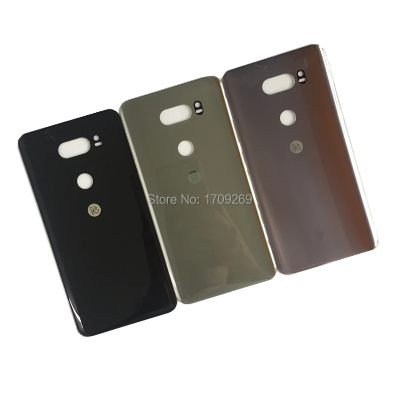 Оригинальная пустая задняя крышка для Lg V30, чехол для батареи с наклейкой H930 H931, корпус, Задняя стеклянная крышка