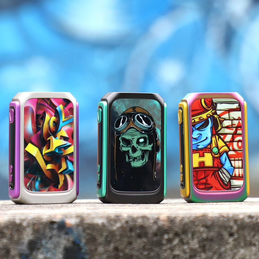 

Original 220W Vzone Graffiti TC Box MOD wi/ HW Board 1.0 Xhipset & 0.96-inch OLED Display Ecig Vape Mod VS Drag 2/ Shogun Univ