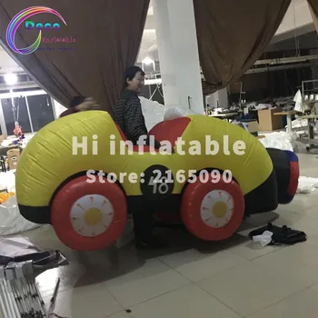 

carnival parada event walking freely custom inflatable car costume cartoon
