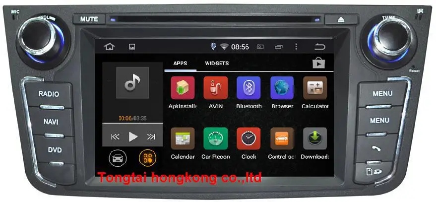 7 Android 4 4 4 for GEELY GX7 car dvd gps navigation 3G Wifi BT 4core