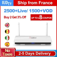 Best Europe IPTV Dalletektv LEADCOOL Smart Android IPTV Box Europe Swedish Spain Arabic 2500+ 1 Year IUDTV IPTV Set Top Box