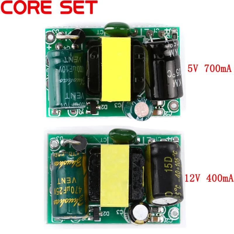 

5V/12V Isolated Switch Power Supply Module AC-DC Buck Step Down Module 400mA/700mA 3.5W 4.5W