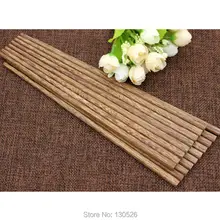 10 пар/Партия натуральная высококачественная древесина Health здоровье без лака воск посуда экологичные палочки для еды кухонные инструменты