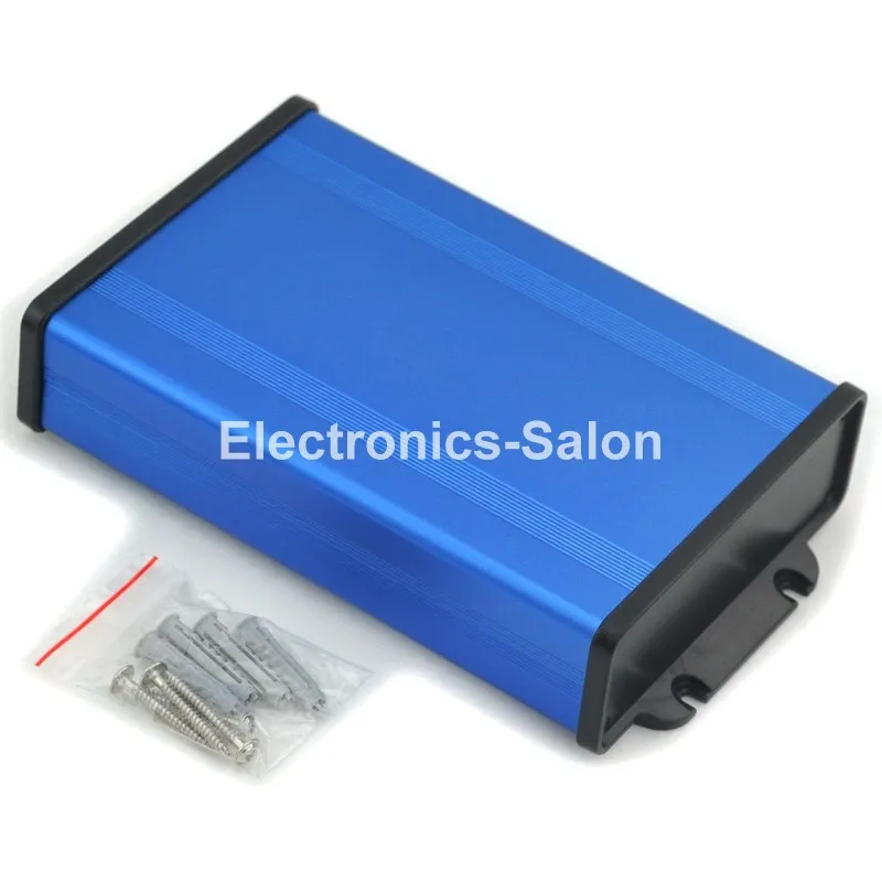 

Wall-mounting Aluminum Case, 3.78"x1.3"x5.51", Blue, Project Box Enclousure