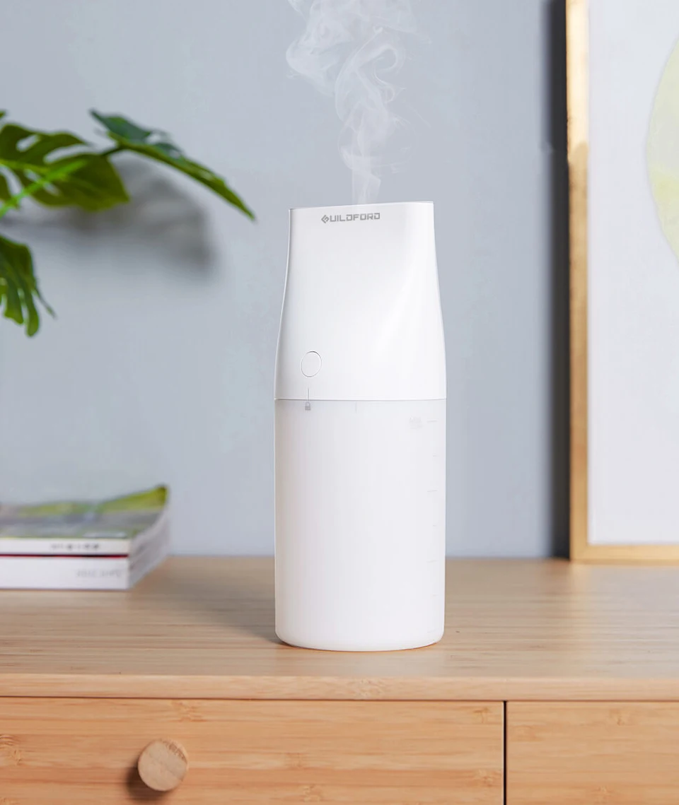Original Xiaomi Uildford tabletop Humidifier 320ML protable quiet Air Purifying with Night light for Air-conditioned household (4)