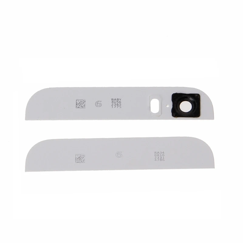 Верхняя и нижняя Задняя стеклянная сменная панель для iPhone 5S черного или белого